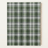 Gingham-Muster im Stil eines maßgeschneiderten Pla Planer (Rückseite)