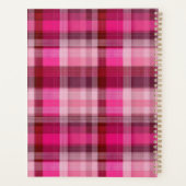 Gingham-Muster im Stil eines maßgeschneiderten Pla Planer (Rückseite)