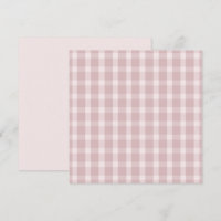 Gingham-Muster in Ballerina-Preppy-Rosa-Tönen