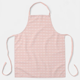 Gingham-Muster in rosafarbenem Rosa und pastellfar Schürze