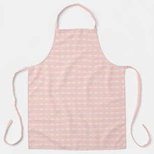 Gingham-Muster in rosafarbenem Rosa und pastellfar Schürze