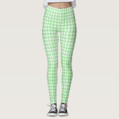 Gingham-Muster Leggings (Vorderseite)