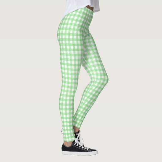 Gingham-Muster Leggings (Rechts)