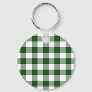 Gingham-Muster Schlüsselanhänger