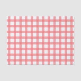 Gingham-Muster Seidenpapier