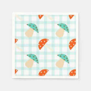 Gingham-Muster Serviette
