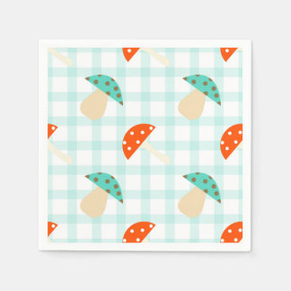Gingham-Muster Serviette