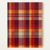 Gingham-Muster-Style für individuellen Planer (Rückseite)