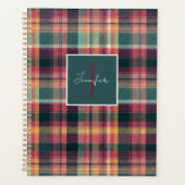 Gingham-Muster-Style für individuellen Planer (Vorderseite)