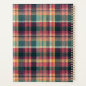 Gingham-Muster-Style für individuellen Planer (Rückseite)