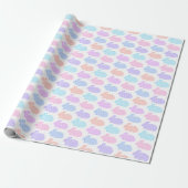 Gingham Oaster Bunny Pattern Geschenkpapier (Ungerollt)