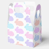 Gingham Oaster Bunny Pattern Geschenkschachtel (Geöffnet)