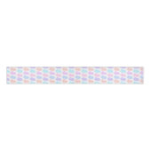 Gingham Oaster Bunny Pattern Ripsband (Vorderseite)