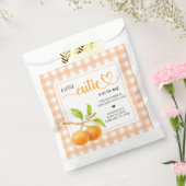 Gingham Orange Babyparty Geschenktütchen (Versiegelt)