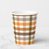 Gingham Pappbecher (Rückseite)