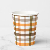 Gingham Pappbecher (Rechts)