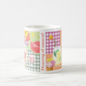 Gingham Patchwork Dreaming of Summer Kaffeetasse (Mittel)
