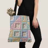 Gingham-Patchwork-Quilt-Muster Tasche (Von Nahem)