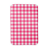 Gingham Pattern Badematte (Vorderseite Vertikal)