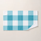 Gingham Pattern Badhandtuch Set (Handtuch)