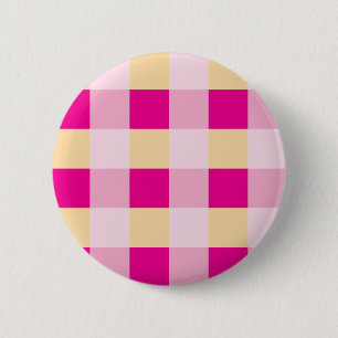 Gingham Pattern Button