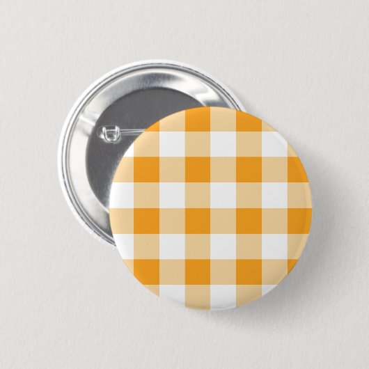 Gingham Pattern Button (Vorne & Hinten)