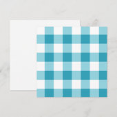 Gingham Pattern Card (Vorne/Hinten)