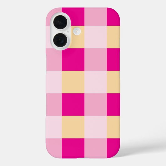 Gingham Pattern Case-Mate iPhone Hülle (Rückseite)