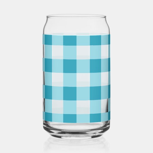 Gingham Pattern Dosenglas (Vorderseite)