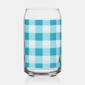 Gingham Pattern Dosenglas (Rückseite)