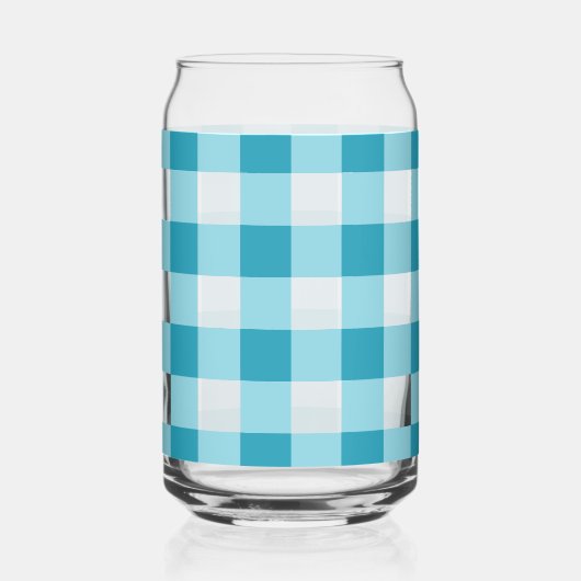 Gingham Pattern Dosenglas (Links)