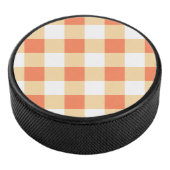 Gingham Pattern Eishockey Puck (3/4)