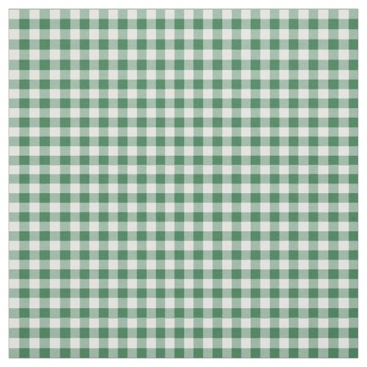 Gingham Pattern Fabric Green and White Karo Stoff (Muster)