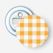 Gingham Pattern Flaschenöffner (Vorderseite)