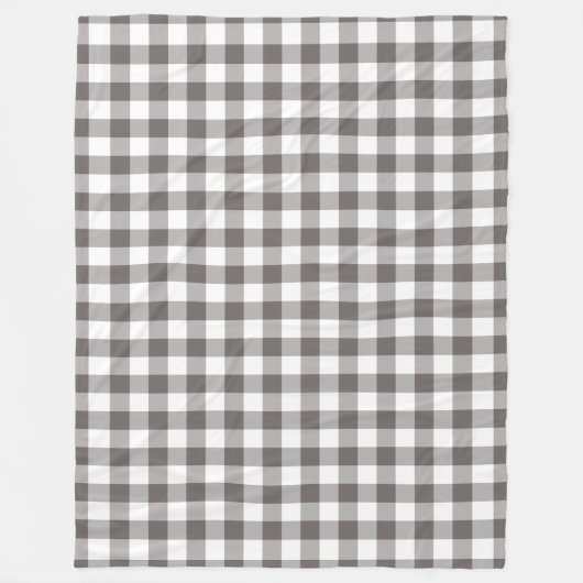 Gingham Pattern Fleecedecke (Vorderseite)