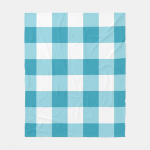 Gingham Pattern Fleecedecke