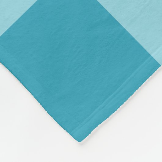 Gingham Pattern Fleecedecke (Ecke)