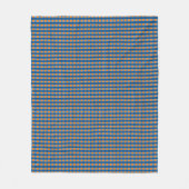 Gingham Pattern Fleecedecke (Vorderseite)