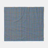 Gingham Pattern Fleecedecke (Vorderseite (Horizontal))