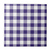 Gingham Pattern Fliese (Vorderseite)