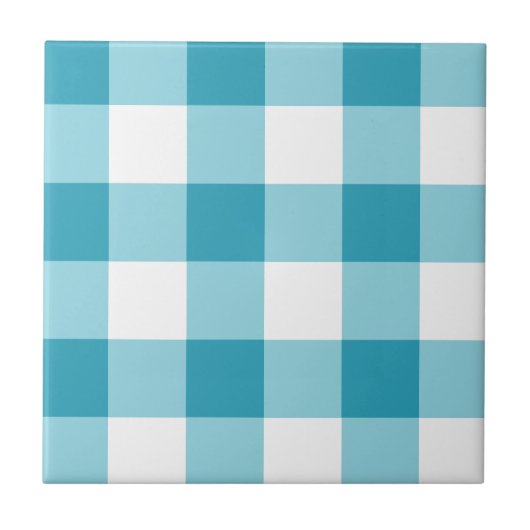 Gingham Pattern Fliese (Vorderseite)