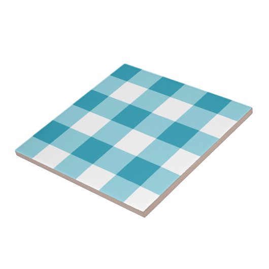 Gingham Pattern Fliese (Seite)
