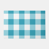 Gingham Pattern Fußmatte (Vorderseite)