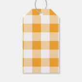 Gingham Pattern Geschenkanhänger (Vorderseite)