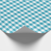 Gingham Pattern Geschenkpapier (Ecke)
