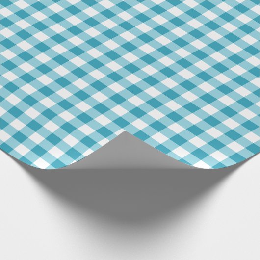 Gingham Pattern Geschenkpapier (Ecke)