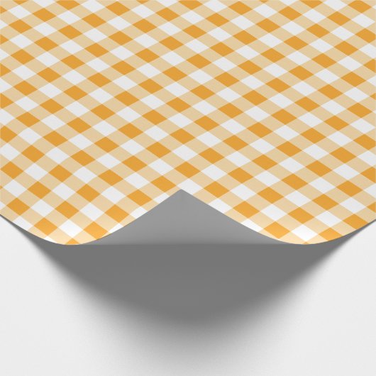 Gingham Pattern Geschenkpapier (Ecke)