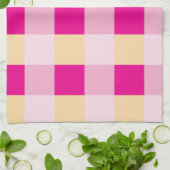 Gingham Pattern Geschirrtuch (Gefaltet)