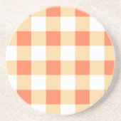 Gingham Pattern Getränkeuntersetzer (Vorne)