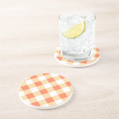 Gingham Pattern Getränkeuntersetzer (Seite)